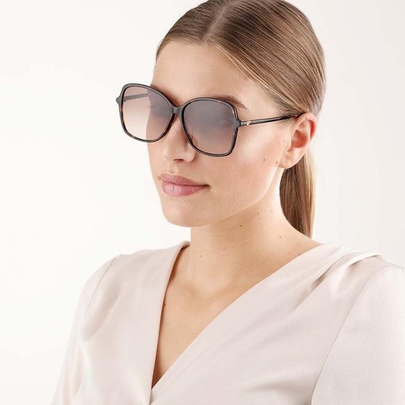 New Authentic GUCCI Brown Havana Butterfly GG0546SK - 002 - Picture 3 of 14